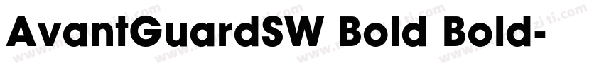 AvantGuardSW Bold Bold字体转换